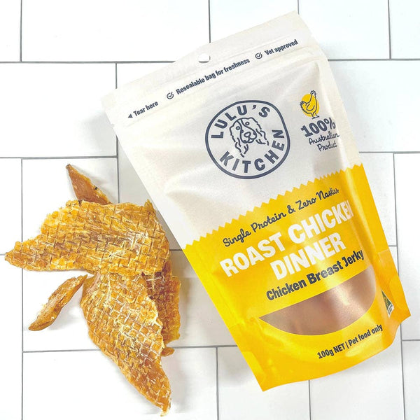 *Roast Chicken Dinner - Chicken Breast Jerky: 100g