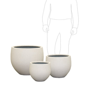 MetroLite Ball Pot White Sand
