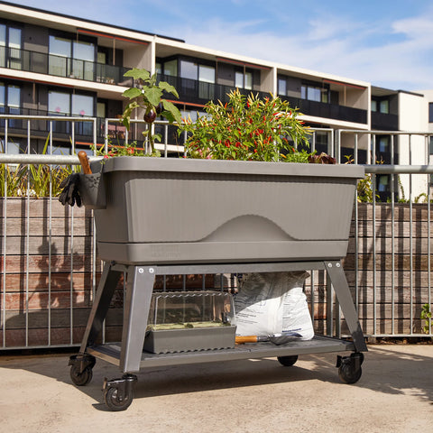 Backyard Farmer Georgie Metal Trolley