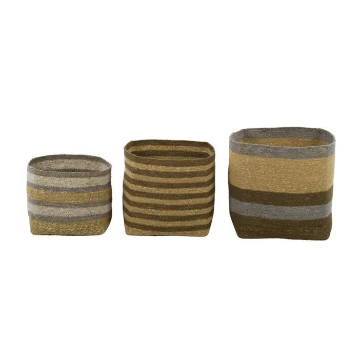 Clunes Seagrass Baskets Olive