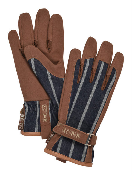 Sophie Conran Striped Glove Blue