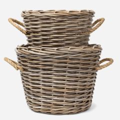 Lupa Round Wicker Basket