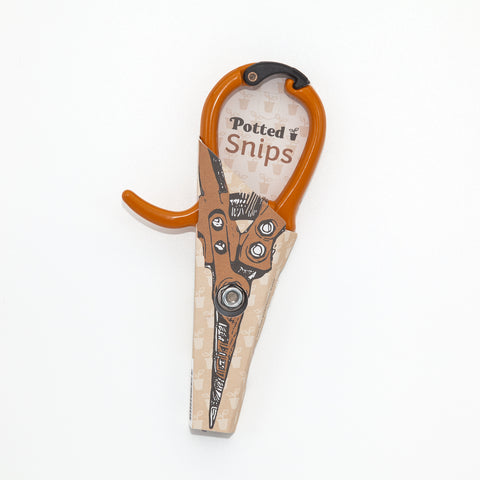 Potted Ergonomic Pruning Snips - Cinnamon