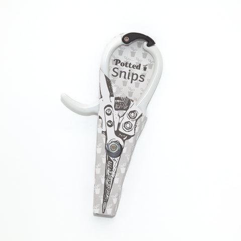 Potted Ergonomic Pruning Snips - White
