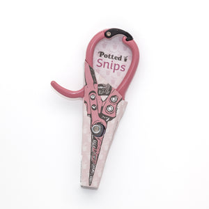Potted Ergonomic Pruning Snips - Dusty Rose