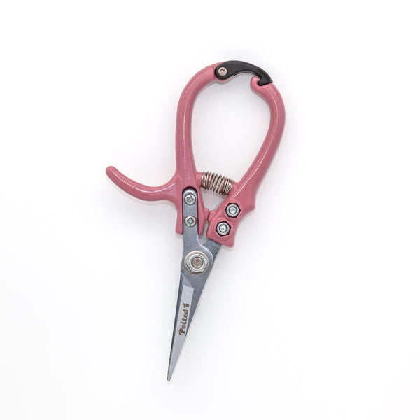 Potted Ergonomic Pruning Snips - Dusty Rose