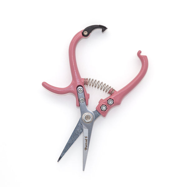 Potted Ergonomic Pruning Snips - Dusty Rose