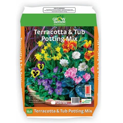 Grow Better Terracotta & Tub Mix