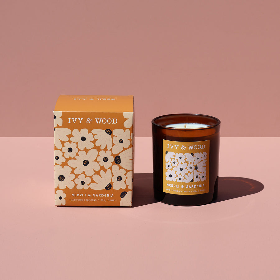 Ivy & Wood - Neroli & Gardenia Scented Candle