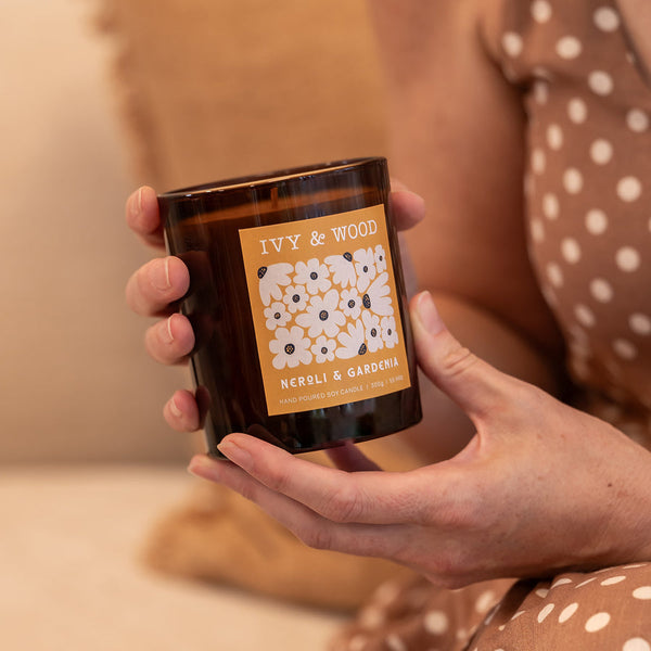 Ivy & Wood - Neroli & Gardenia Scented Candle