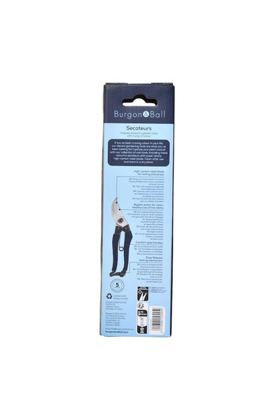 Burgon & Ball Collector Bypass Secateurs - Navy