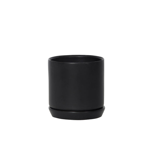 Oslo Planter Jet Black