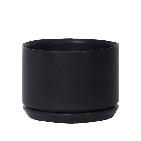 Oslo Planter Jet Black