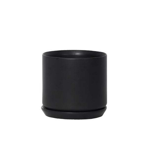 Oslo Planter Jet Black