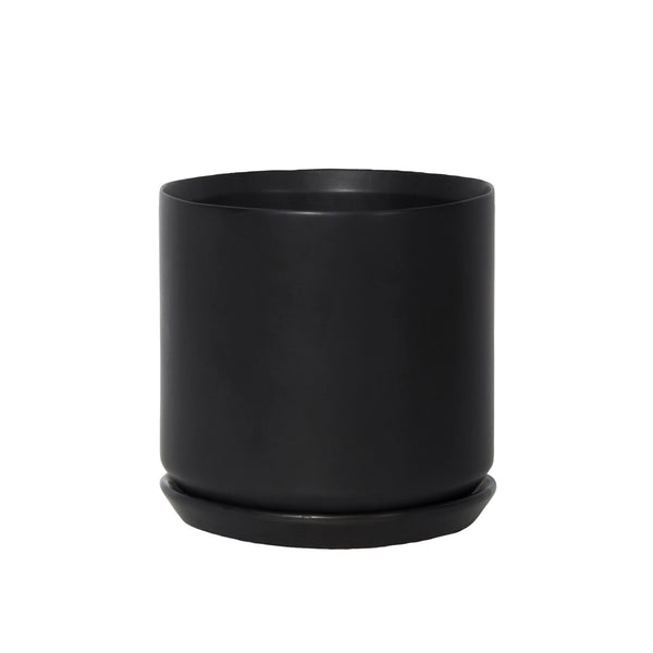 Oslo Planter Jet Black