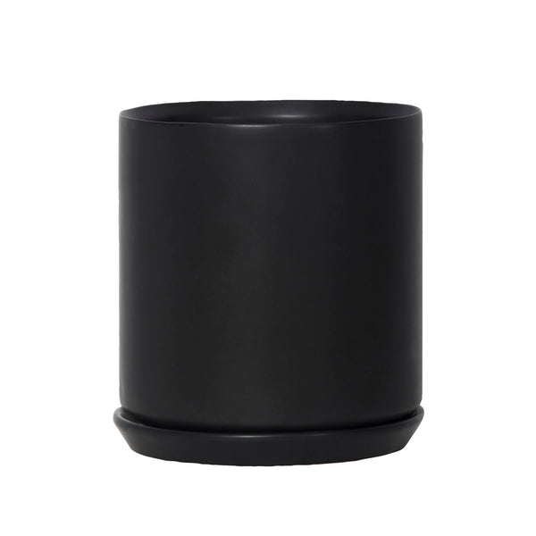 Oslo Planter Jet Black