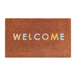 Doormat Welcome Colours