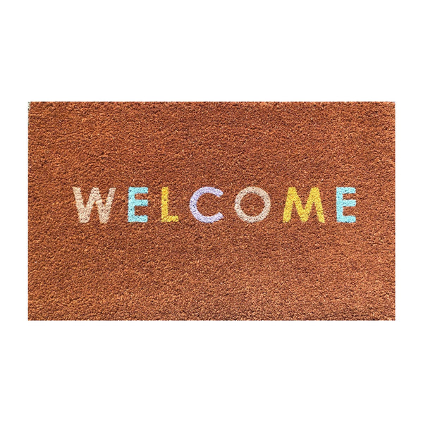 Doormat Welcome Colours