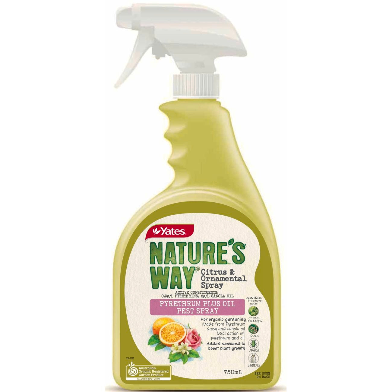 Yates Nature's Way Citrus & Ornamental Spray 750ml RTU