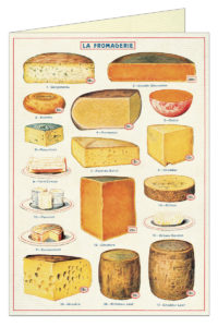 Cavallini Greeting Card - Cheese