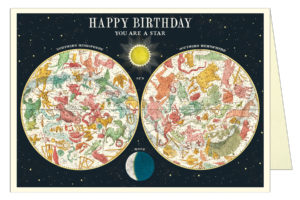 Cavallini Greeting Card - Constellation