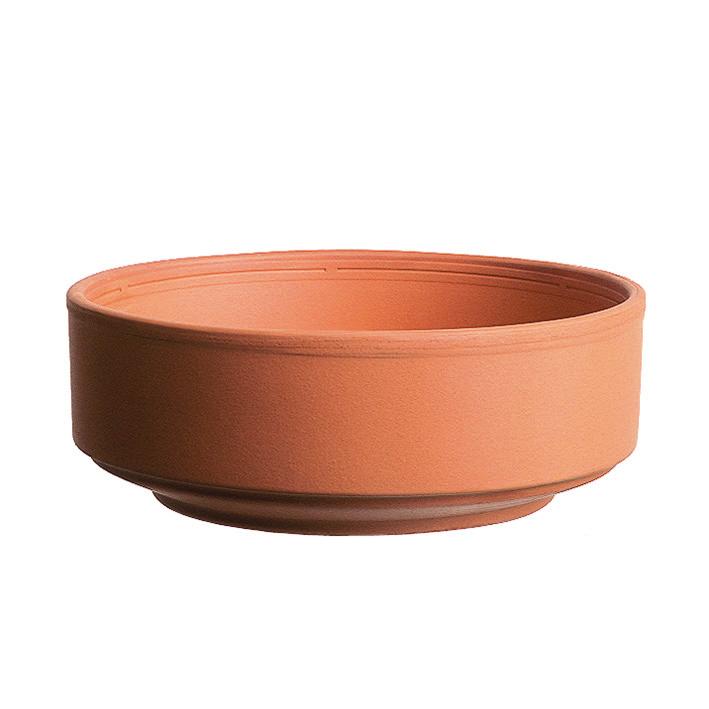 Italian Terracotta Cylinder Bowl 26cm