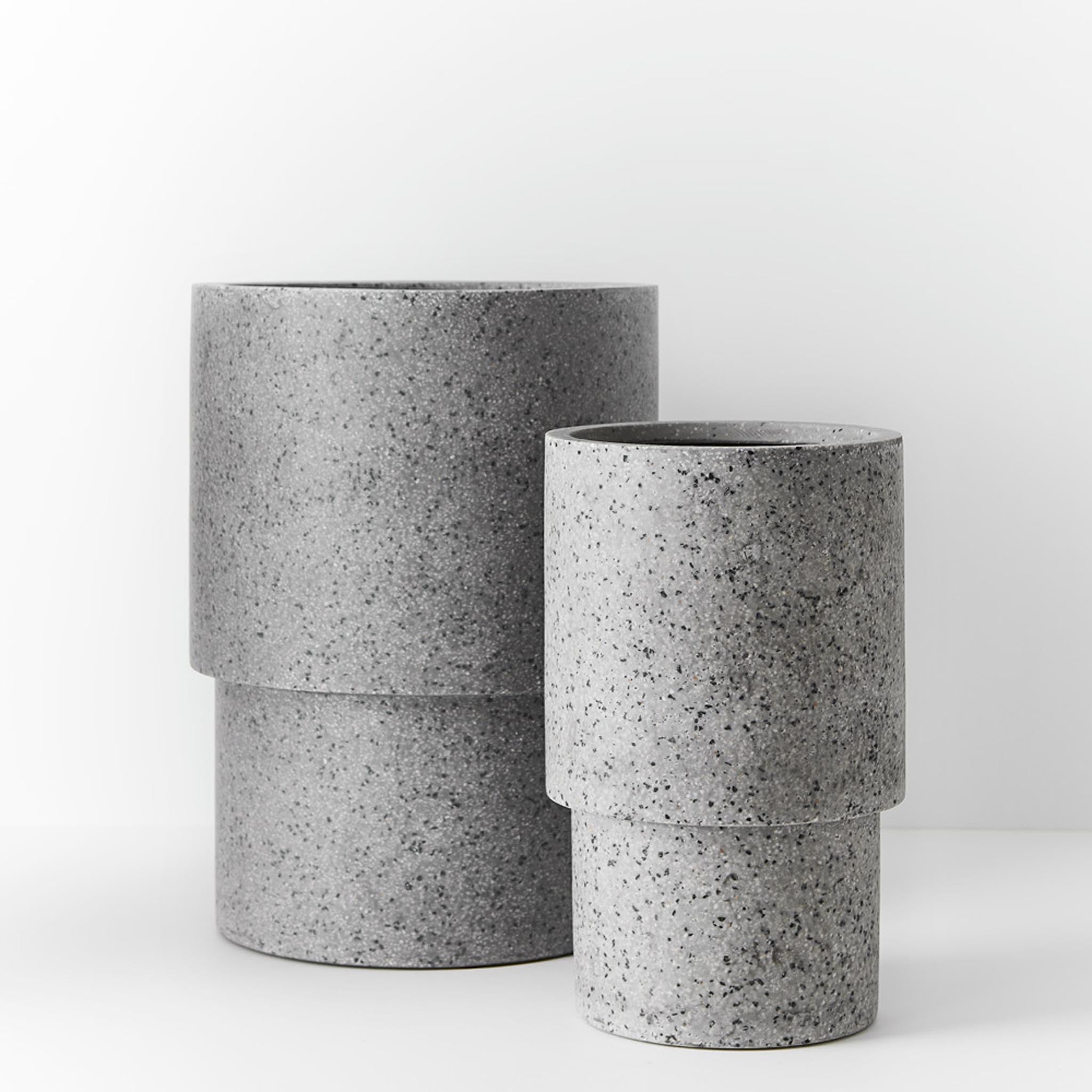 Cenzo Optic Pot - Grey