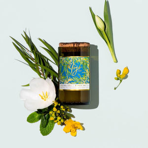 Australiana Wine Bottle Candle - Mimosa Wattle