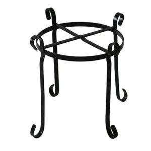 Strap Metal Pot Stand Black