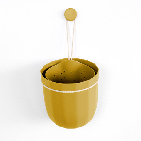 Loop Hanging Pot Mustard