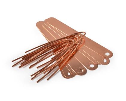 Copper Plant Labels Tie On 10pk