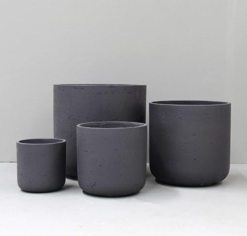 Modcrete Luxor Pot Black